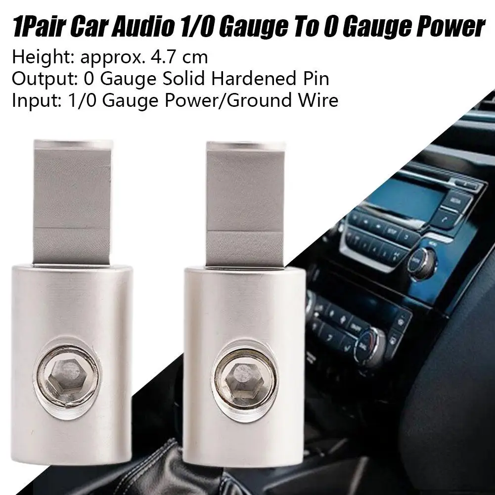 Car Audio 1/0 Gauge To 0 Gauge Power Ground Wire Car Audio Modified Power Amplifier Pure Copper Terminal Power Supply