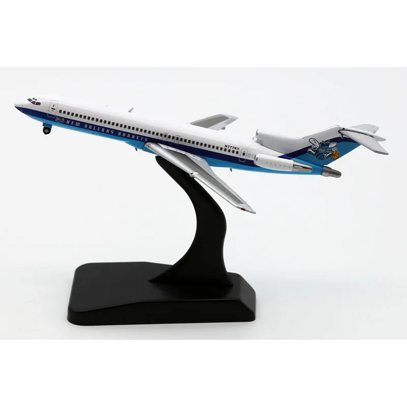 EW4722001 Alloy Collectible Plane Gift JC Wings 1:400 New Orleans Hornets Boeing B727-200 Diecast Aircraft Jet Model N777KY