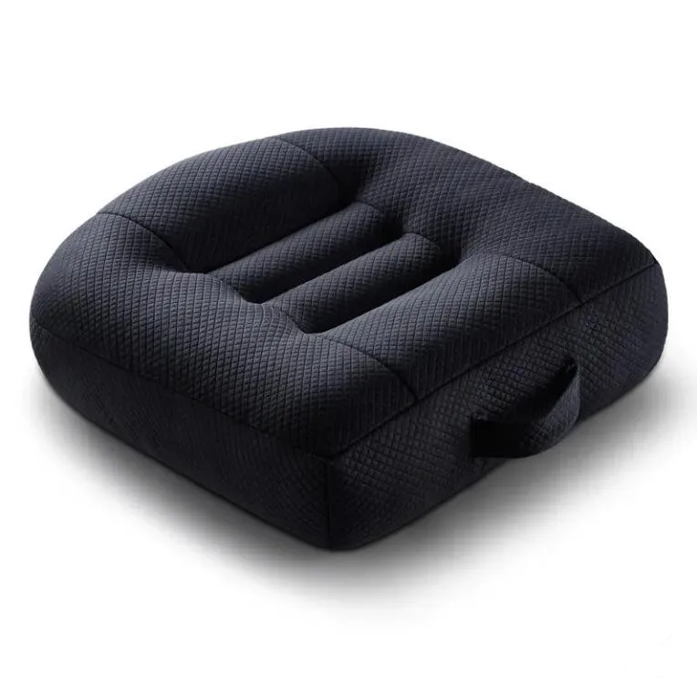 Portable Car Booster Seat Cushion Thickened Non-slip Heightening Height Boost Mat Breathable Mesh Lift Seat Pad Interior