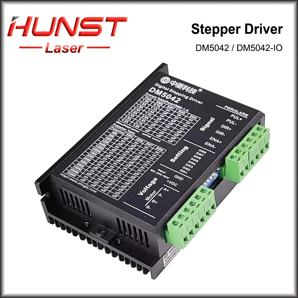 HUNST DM5042 and DM5042-IO Two-Phase Stepper Motor Pulse Speed ​​Regulator Driver