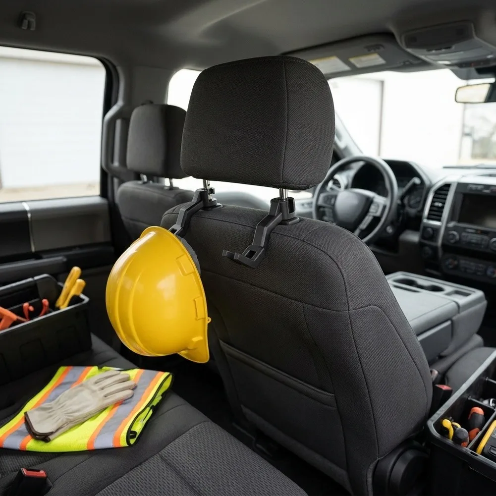 For Keeping Gear Off Floor BLACK for Hard Hat Holder Truck for Seat Organizer Reinforced Construction Space Saving Solution