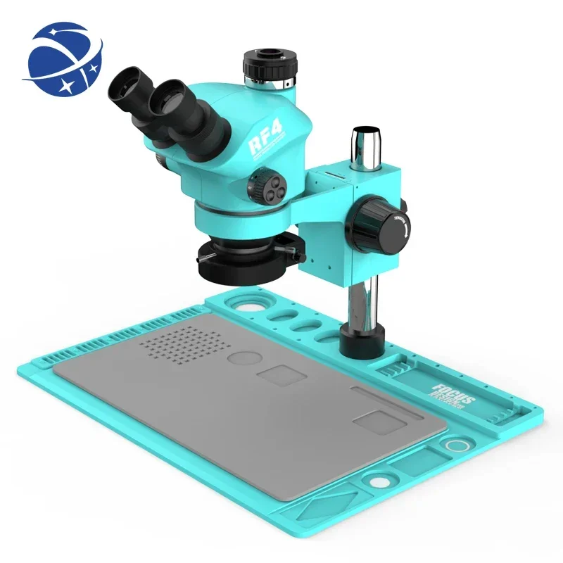 YYHC RF4 RF7050TVD2 7-50X  Electronics Trinocular Microscope For Phone PCB Soldering Welding Tool With Maintenance Pad