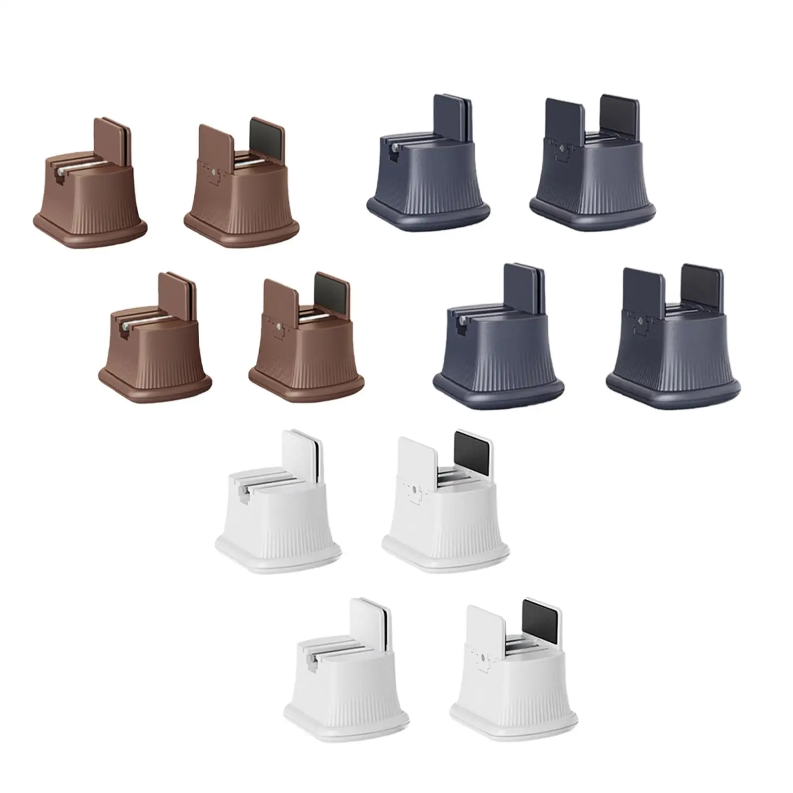 

4Pcs Bed Leg Riser, Sofa Chair Table Riser, Anti Slip Heavy Duty Height Extenders Blocks for Table Chair Couch Accessories