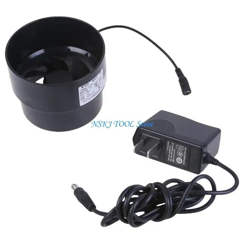 

L8RC Mini Inline Duct Fan Ventilation Fan for Powerful Airflows and Low Noise