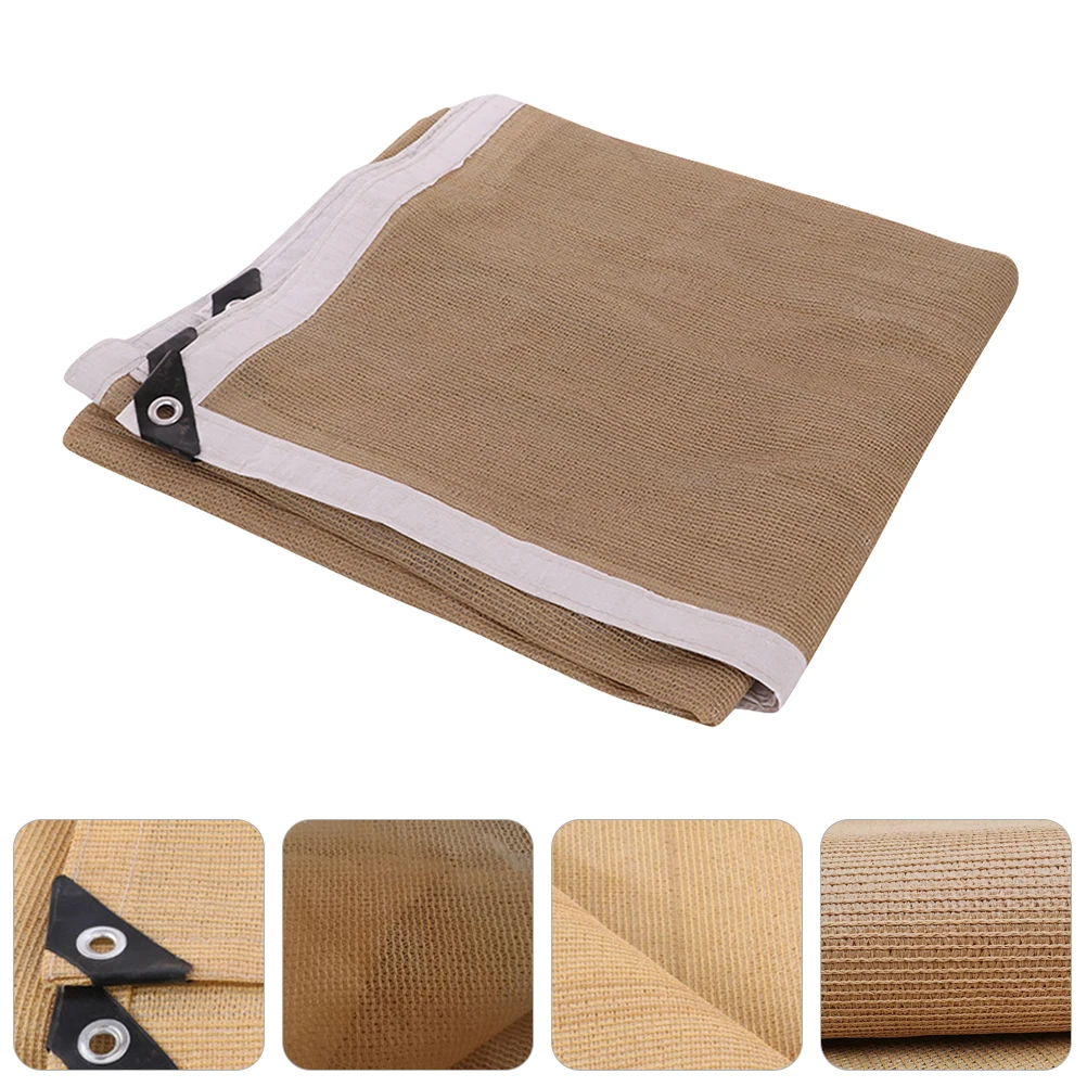 

1pc Sunshade Net Thickened Pe Sun Block Screen For Balcony Patio Garden Uv Protection Breathable Summer Sunshade