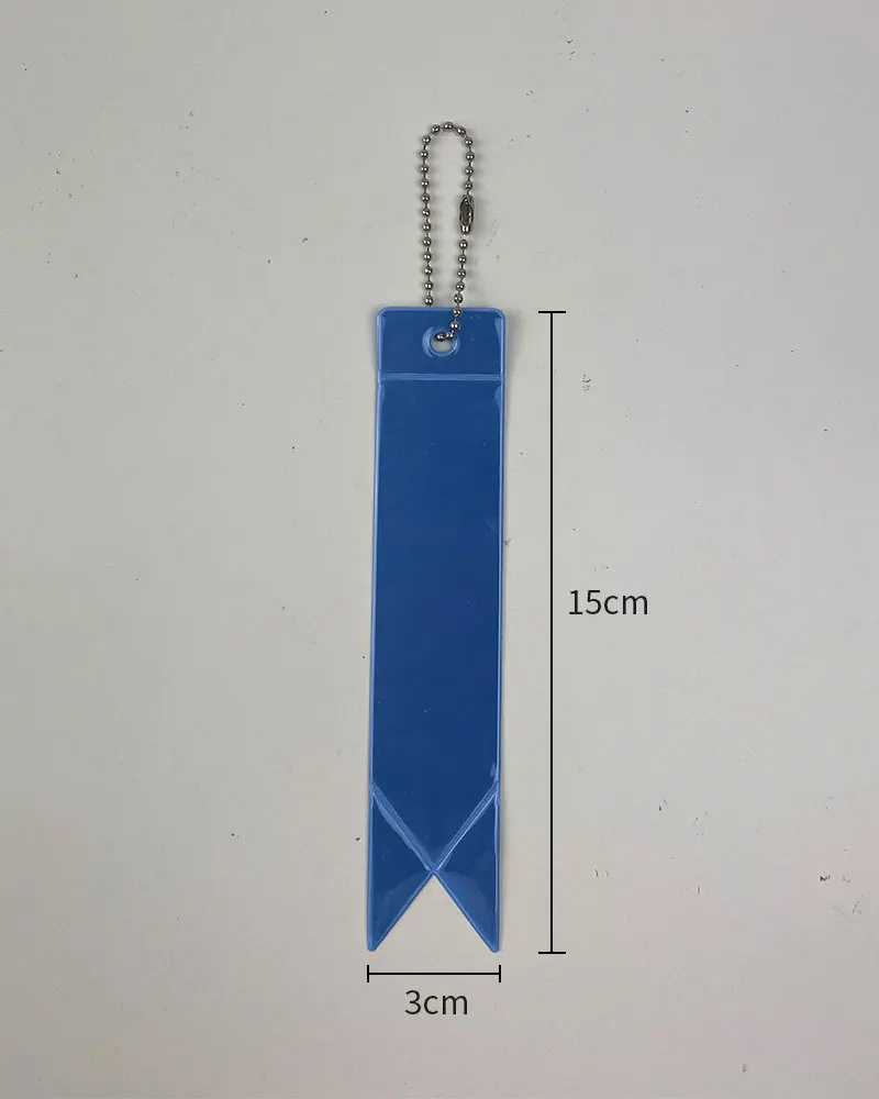 светоотражатель на вещи ющий брелок светоотражатели детям 1Pc отражательная брелок для мешков рюкзак кулон украшения полоски отражатели для вещей взрослых детей ночных аксессуаров безопасности