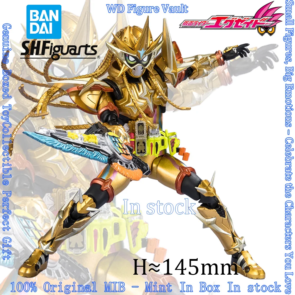 Figuras Bandai S.H.Figuarts Kamen Rider Ex-Aid Muteki Gamer Edição Heisei Generations, Modelo de Anime Original em Caixa, Presente