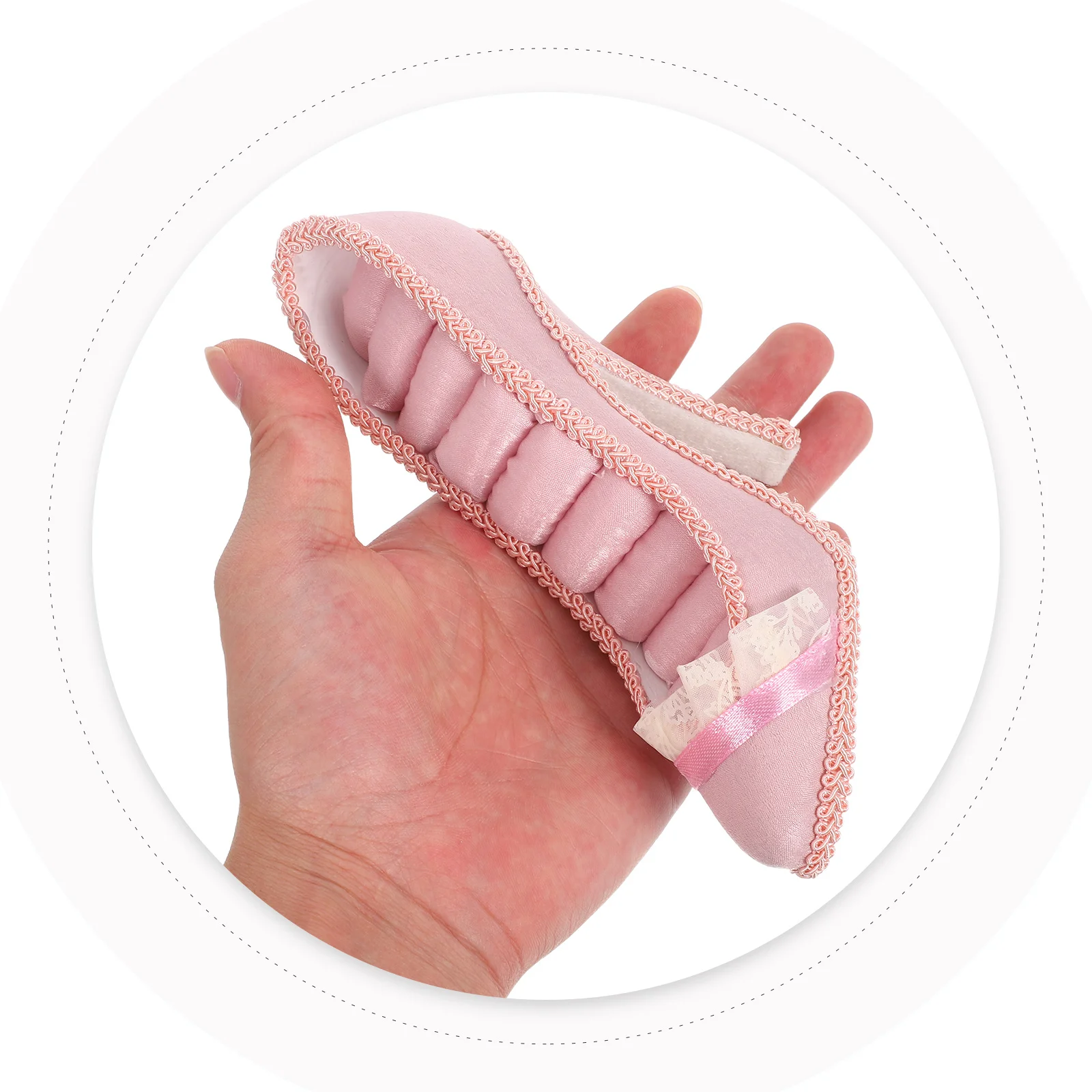 

Jewelry Display Rack High Heel Shape Earring Necklace Ring Holder Decorative Shoe Shaped Stand Durable Cloth Material