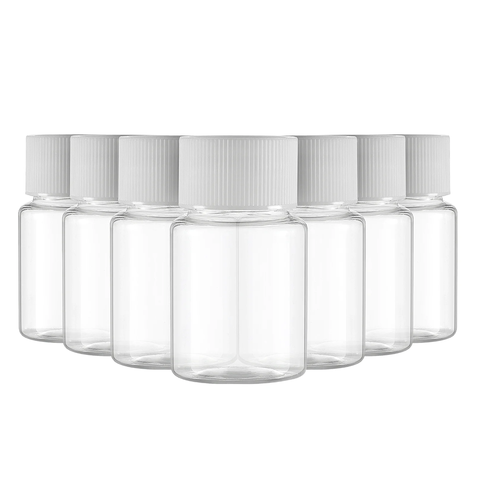 10 Pcs Sample Bottles Travel Portable Small Containers with Lids Empty Vials Solid Size