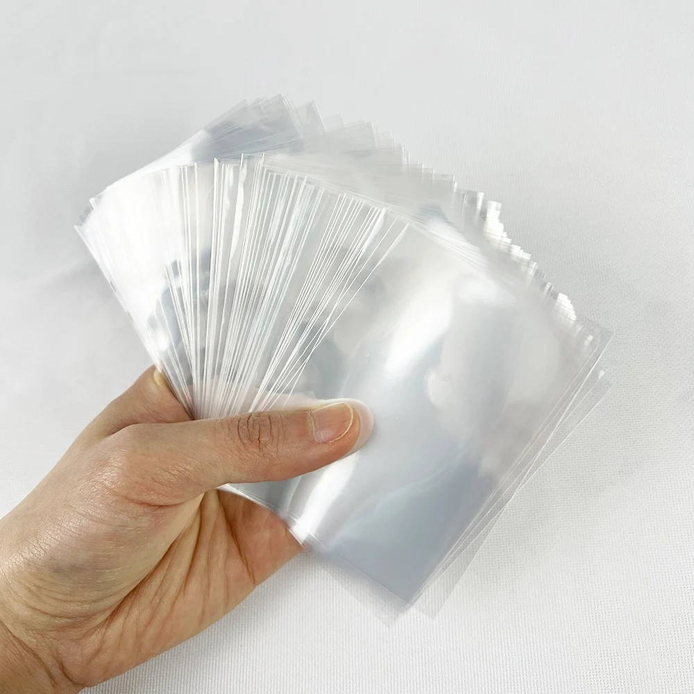 透明 KMC カードスリーブトレーディングカードスリーブバリアボードゲームカードインナープロテクター MTG/YGO 64x89mm