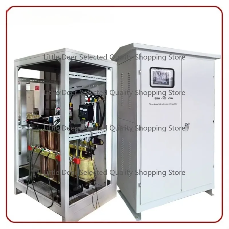 300KVA 3 Phase 380V 415V 480V AC Stabilizer Power Industrial Automatic Voltage Regulators Stabilizers