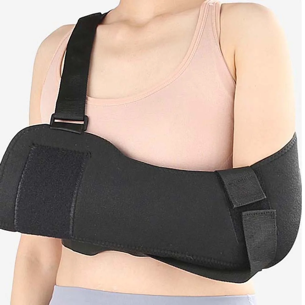 

Rotator Cuff Shoulder Arm Sling Wrist Forearm Shoulder Immobiliser Black Dislocated Arm Shoulder Support Strap Unisex