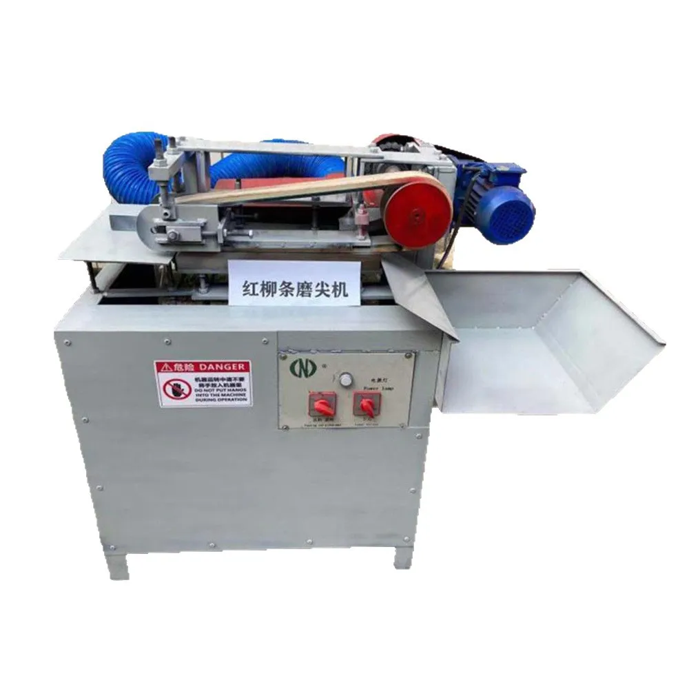 

Barbecue Skewer Sharpening Machine Red Willow Twig Sharpening Machine Wooden Round bar Grinding Machine