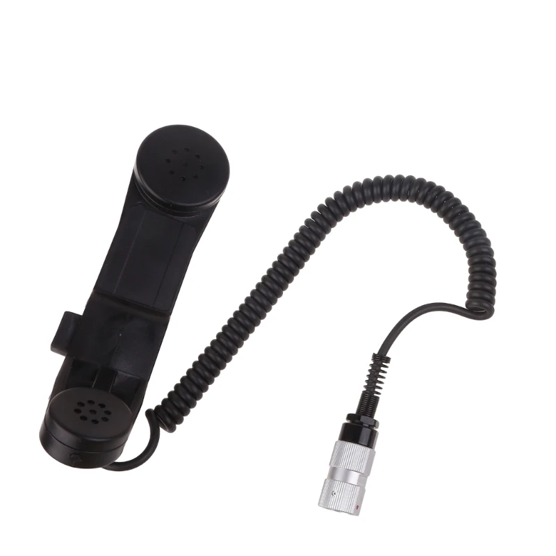 6 Pin Microphone H250 Intercom Handset Fit for AN/PRC152 AN/PRC148 Two Way Radio