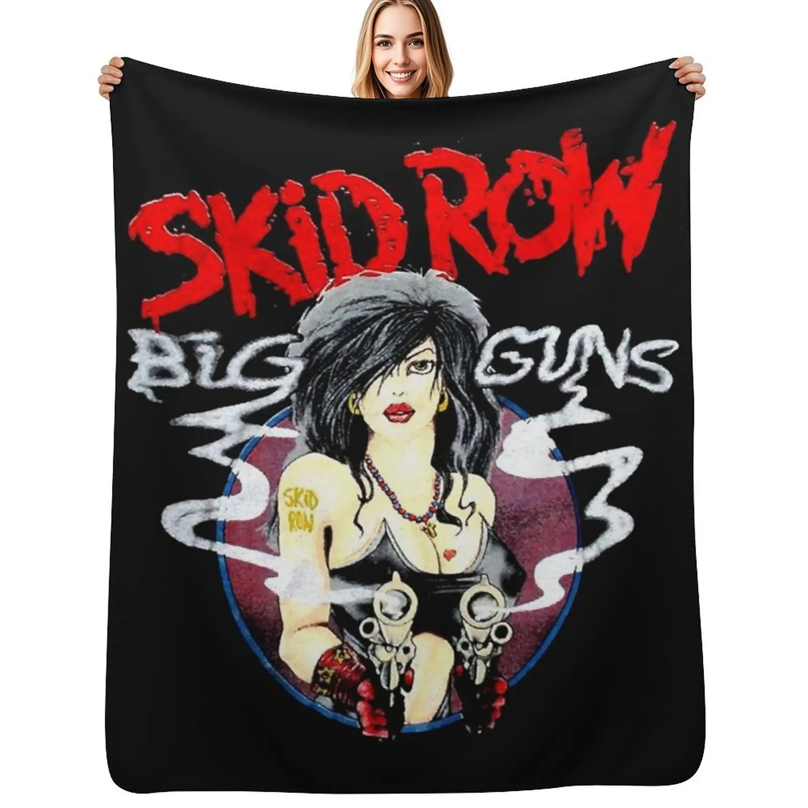 skid trending row Essential T-Shirt Throw Blanket Decorative Sofas Furrys Luxury Designer Summer Stuffeds Camping Blankets