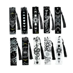 1pcs/2pcs Tree of Life Moon Tarot Element Patter Acrylic Bookmarks Student Learning Supplies Stationery Gifts Decor Gifts