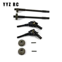 Steel Universal Front Rear Axle CVD Drive Shaft Metal For Axial Scx10 Upgrade Parts Remote Control Rc Crawler Car Accessories