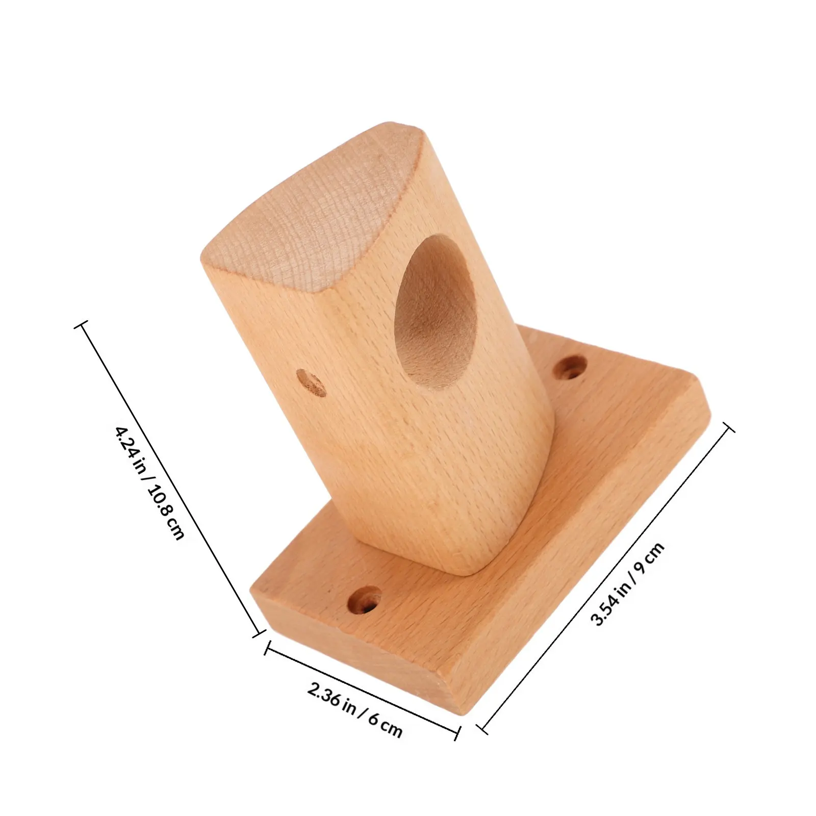 Rustic Curtain Rod Bracket Holder for Wall Mounted Pole Use in Bathroom Bedroom Kitchen Heavy Duty Support Longevity view 4