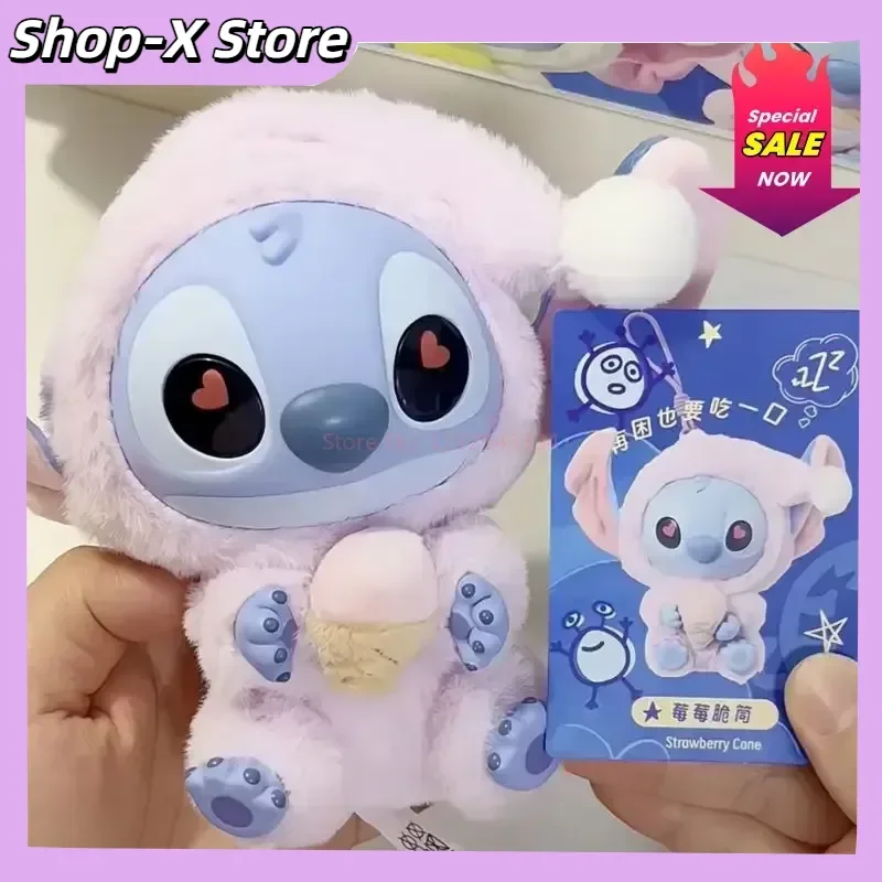 

Stitch Eat Some Thing Before Sleep Series Vinyl Blind Box Bag Pendant Cute Doll Mystery Box Toy Adult Gift