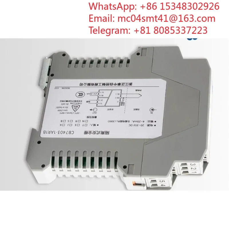 Safety barrier 4-20mA analog switch input intrinsically s-afe exp-losion-proof certification signal isolator one in and two out