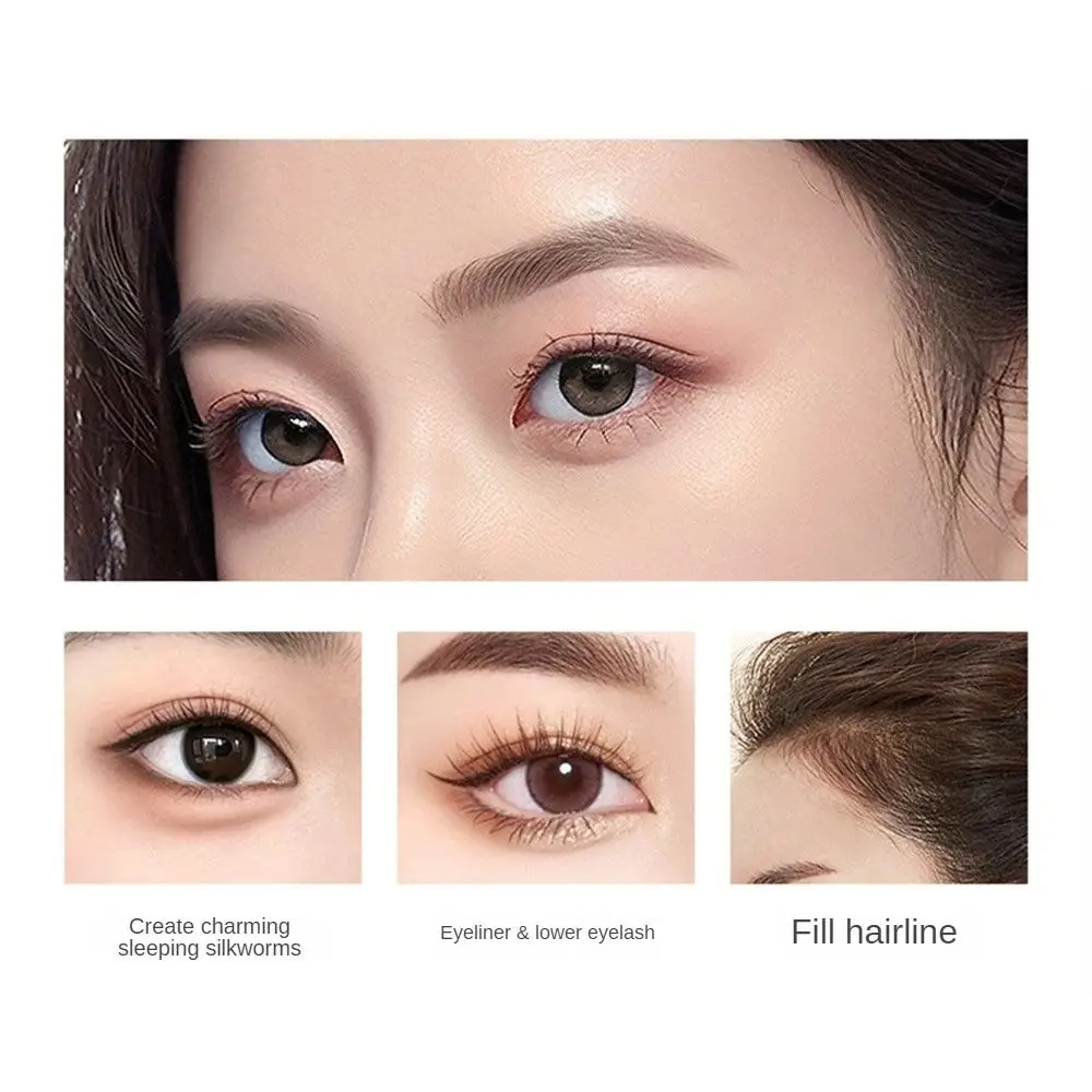 Lápiz de cejas de agua Natural 2024, maquillaje resistente al agua, lápiz de cejas duradero, no es fácil de desgarro, lápiz de cejas binario a prueba de sudor