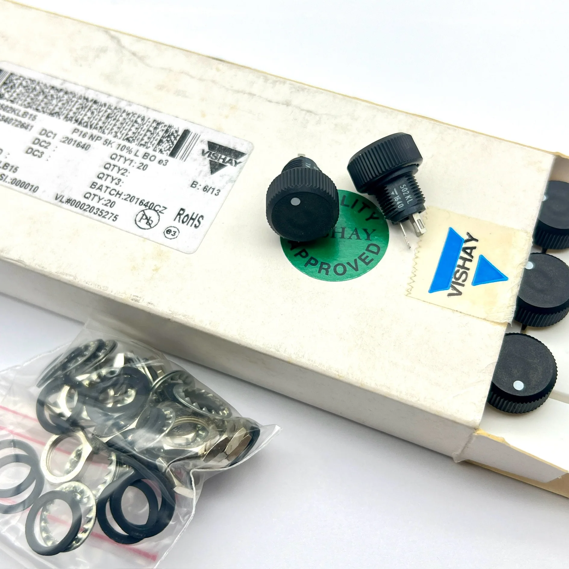 1 piece genuine in stock precision potentiometer 5K Vishay 3-pin