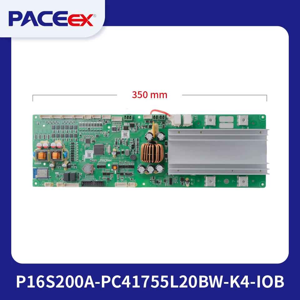 PACEex 16S 200A BMS Ekuilibrium Aktif BMS PACE Kualitas Tinggi 200A BMS