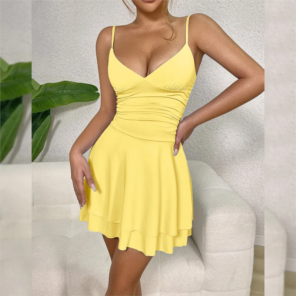 cute summer dresses for weddings Spaghetti Strap Simple Wedding V Neck Cheap Wedding Dresses with Slit – SheerGirl Our womens dresses range from Casual Dresses and Wear to Work Dresses to stunning Cocktail Guest Outfit Ideas Cute Summer