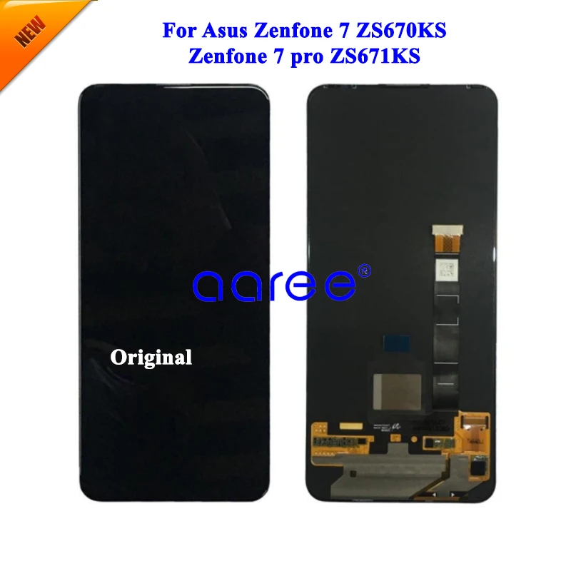 6.67 LCD  Original For Asus Zenfone 7 ZS670KS LCD For Zenfone 7 pro ZS671KS Lcd Disaplay LCD Screen Touch Digitizer Assembly