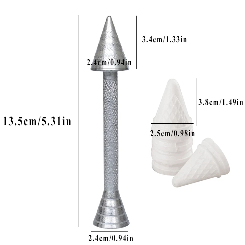 Dessert Kitchen Accessories Needle Cone Holder Cake Tools Cake Baking Decor Stick 2pcs