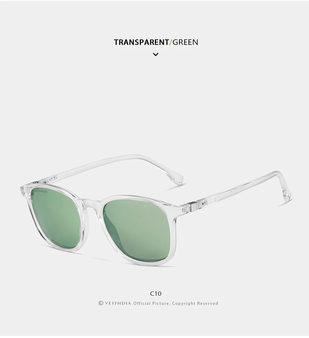 VEITHDIA Marke männer Sonnenbrille Retro TR90 Brillen Polarisierte Linse Vintage Brillen Männlich Fahren Sonnenbrille Für Frauen V7520 – Detail 23