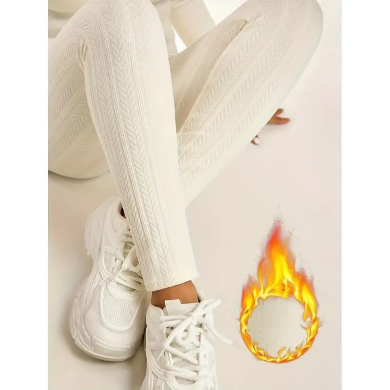 

Lightweight Elastic Warm Fce Lined Casual Pants High Waist Straight Leg Korean Sle Men's Faion Winter Trousers