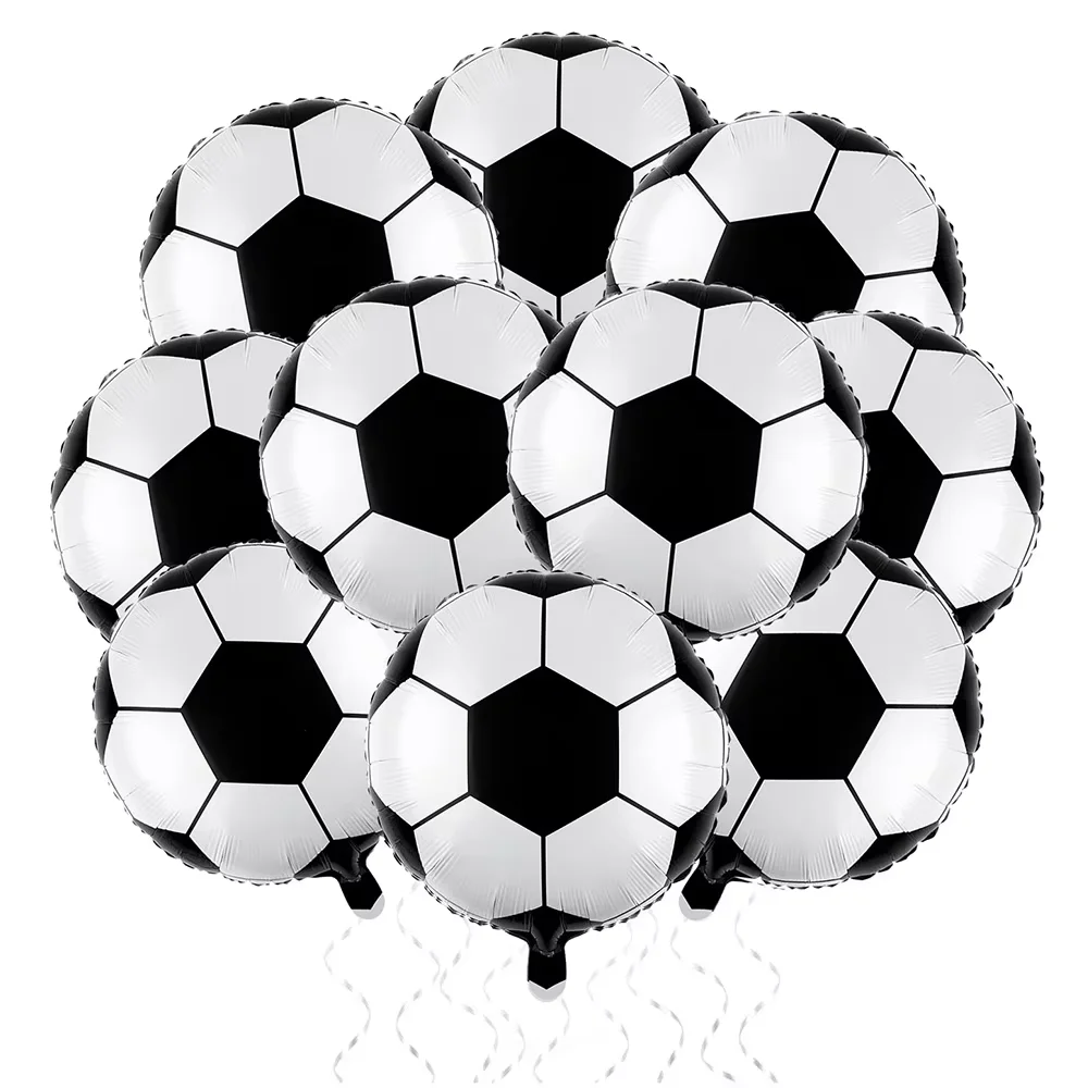 10 peças 18 polegadas beisebol, golfe, rugby, vôlei esporte tema fontes de festa crianças esporte decorações de festa de aniversário bolas