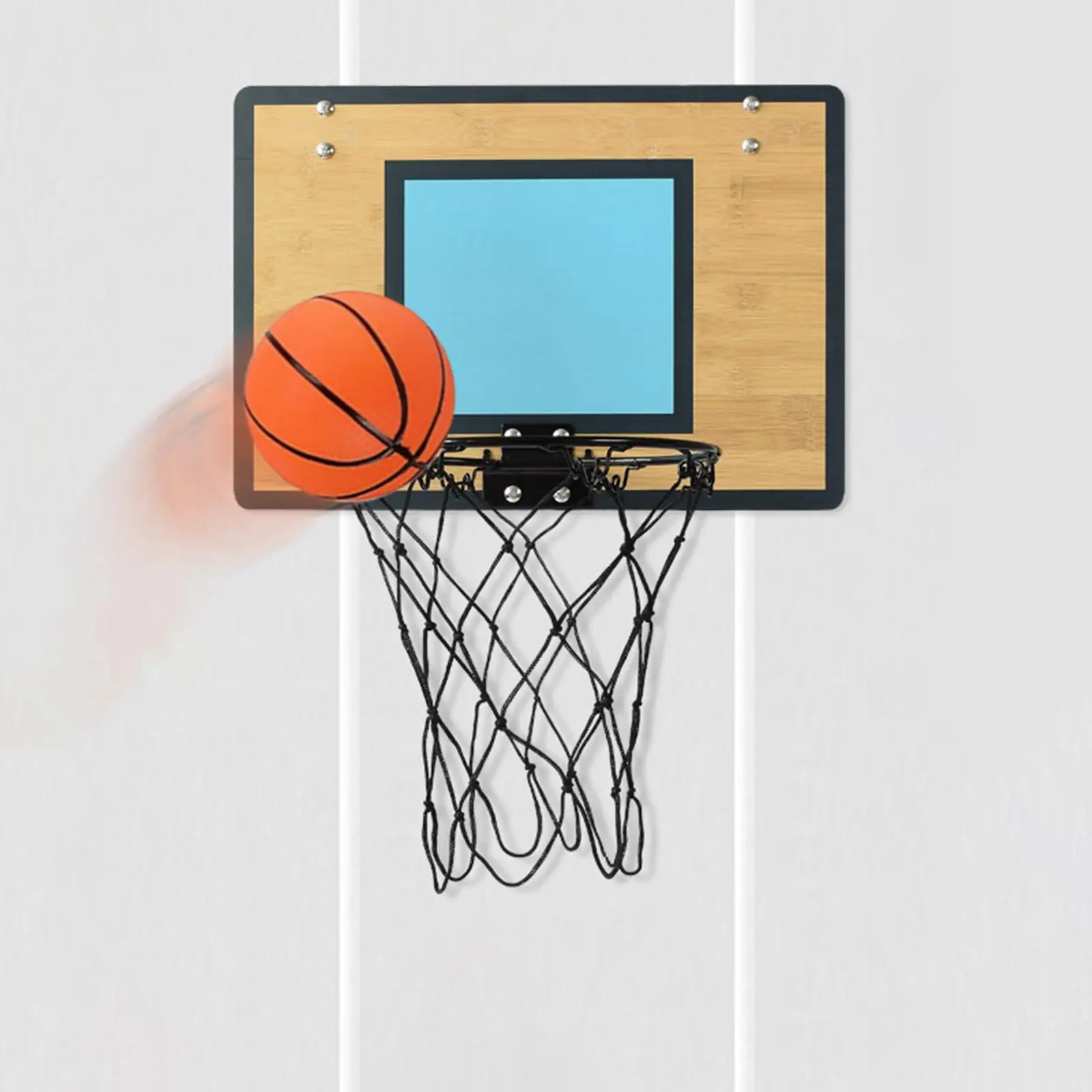 Mini Basketball Hoop Foldable Wall Mounted Kids Easy to Install Basketball Goal