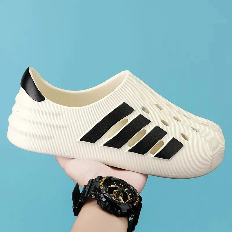 

Hole Shoes Men's Large Size Beach Shoes Outdoor Bag Head Slippers Stepping on Shit Sandals Lazy Casual Shoes