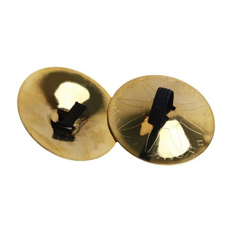 4 Pieces Copper Finger Cymbals, Small Finger Cymbals For Belly Dancing, Music Equipment Finger Cymbals