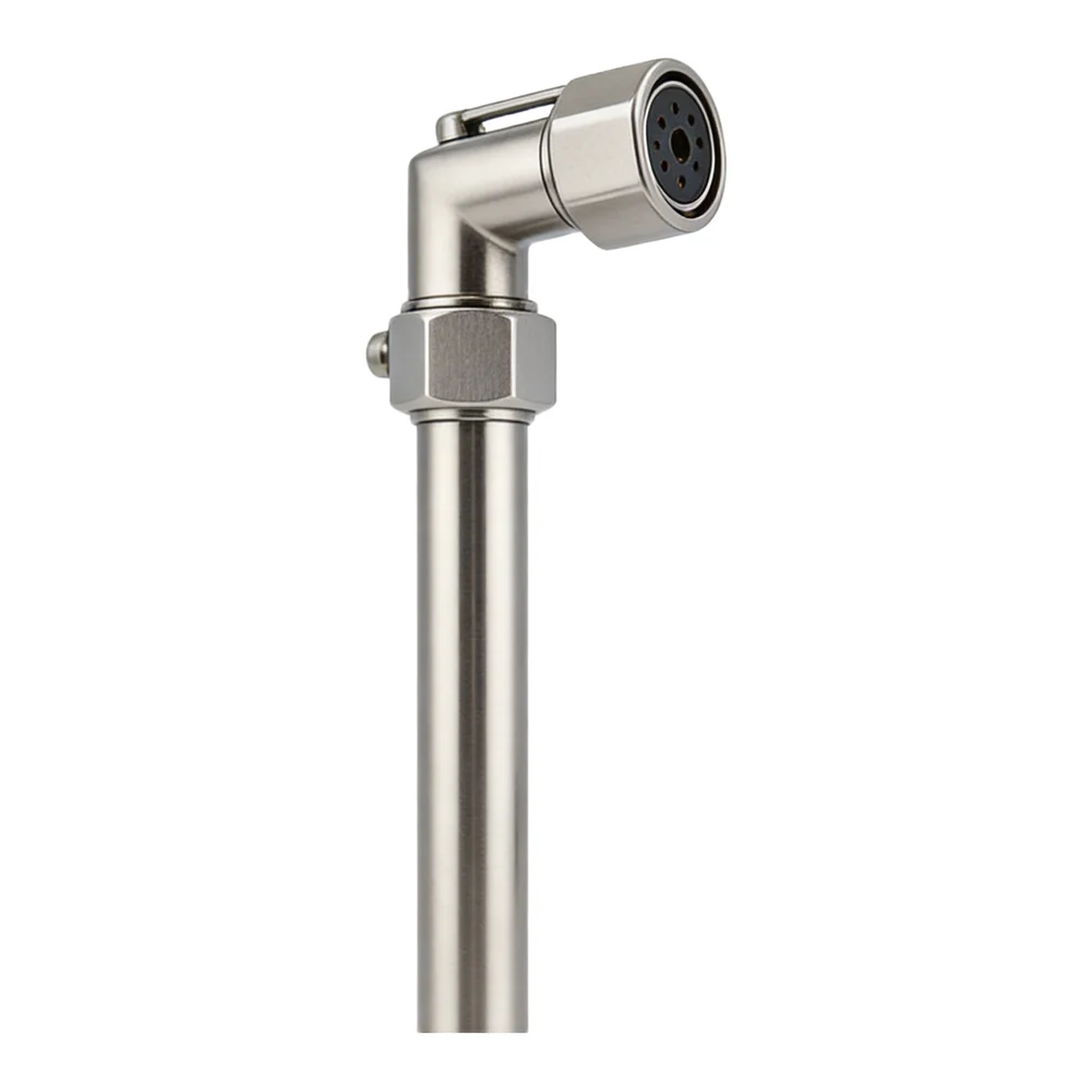 High Pressure Washer Accessory Stainless Steel Extension Wand with Smooth Rotating Nozzle for Extended Reach Cleaning