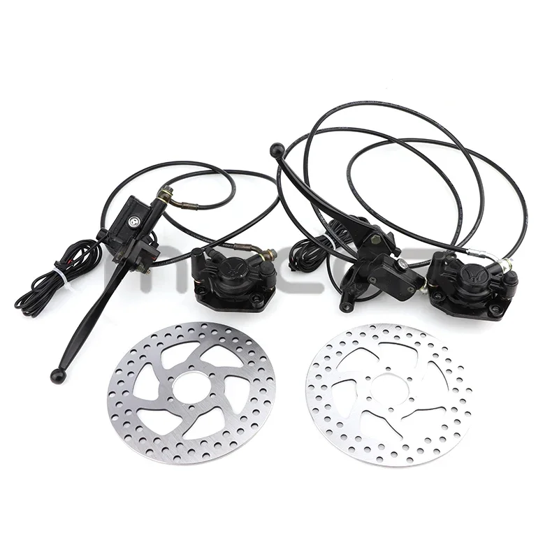 Citycoco Electric Bicycle Electric Scooter Front And Rear Brake Assembly Brake Handle Disc Brake Applicable For Harley China