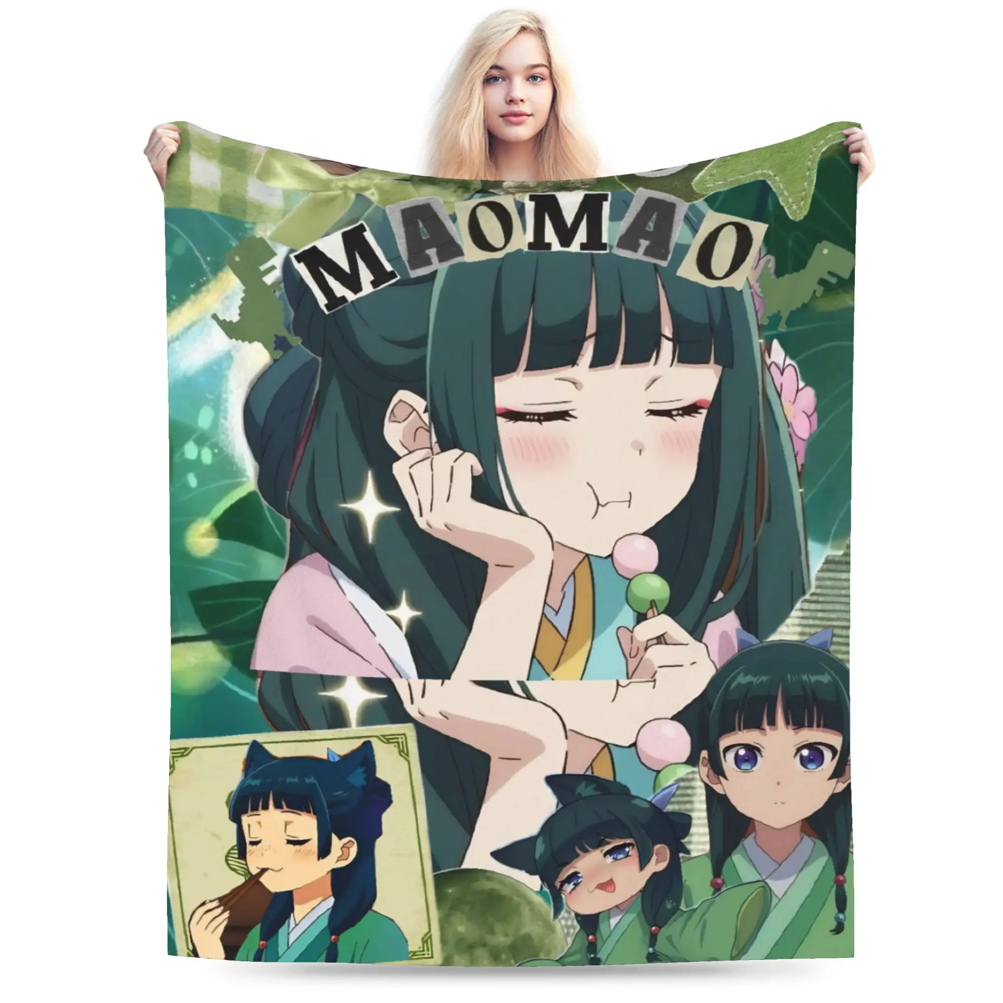 The Apothecary D-Diaries Maomao Blanket Cozy Soft  Throw Blankets for Sofa 50x60 Inches Multiple Sizes Throws And Blankets
