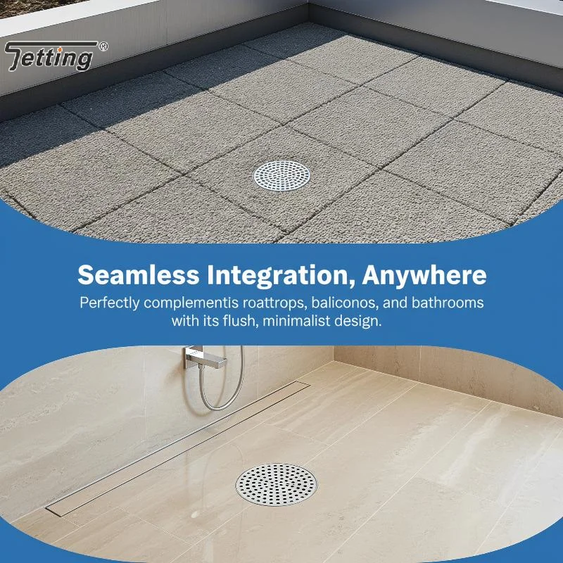 Round Hole Gutter Guard Net Stainless Steel Secondary Drainage Anti Clogging Filter Vent Anti-blocking