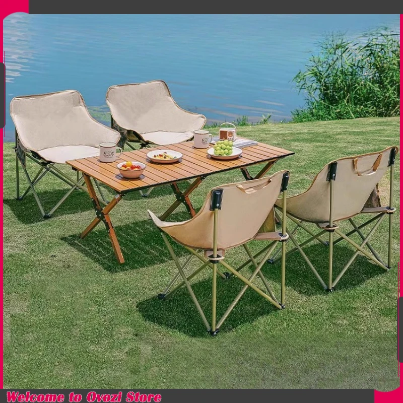 

Waterproof Sets Camping Table Minimalist Equipment Mini Luxury Camping Table Dining Zestawy Mebli Ogrodowych Outdoor Furniture