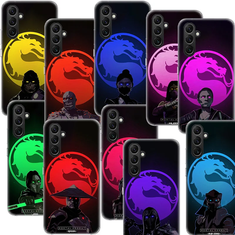 Hot Scorpion Zero Sub Mortal Kombat Phone Case Samsung A02S A03S A13 A23 A33 A52S A12 A22 A32 Galaxy A51 A71 A41 A21 A31 A53 A73