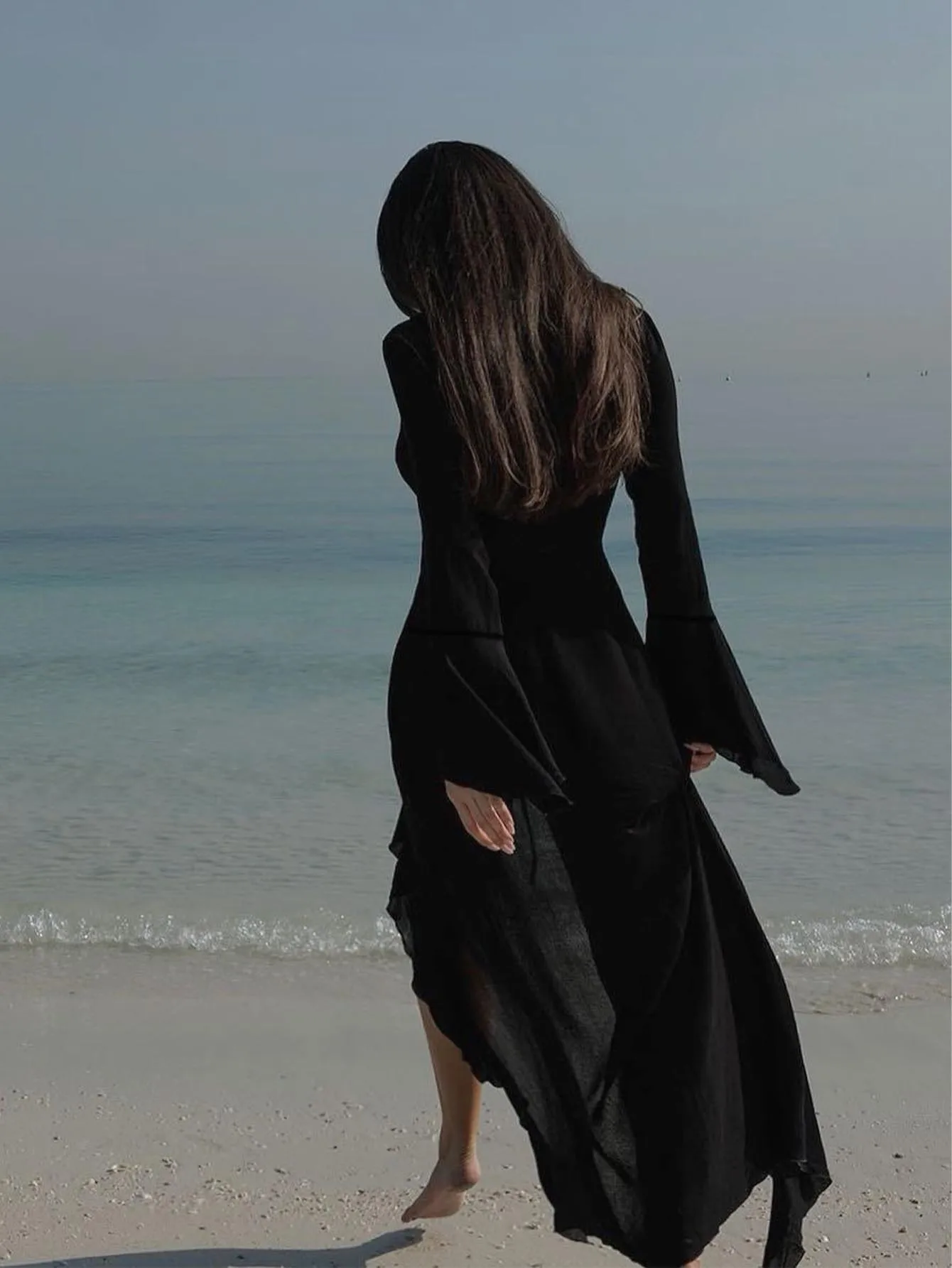 Europese en Amerikaanse vakantie hoodie 2025, zomer nieuwe kanten vestjurk, bikini-koppeling met lange mouwen en zonnebrandcrème