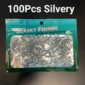 100Pcs Silvery	