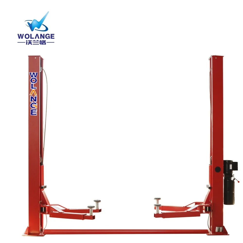 4 Ton 4000kg Hydraulic Vehicle 2 Two Post Car Hoist Car Lift Lifting Equipment for Car Repair