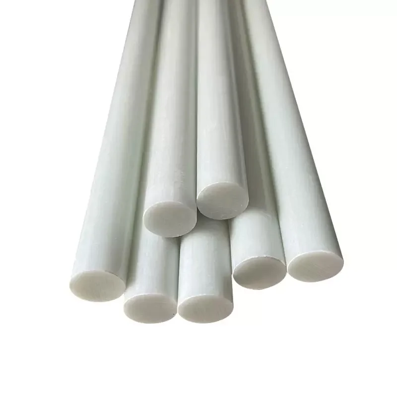 Length 500mm White/Black Glass Fiber Bar Diameter 2-13mm Solid Glass Fiber Bar Hard Plastic Rod High elastic support rod