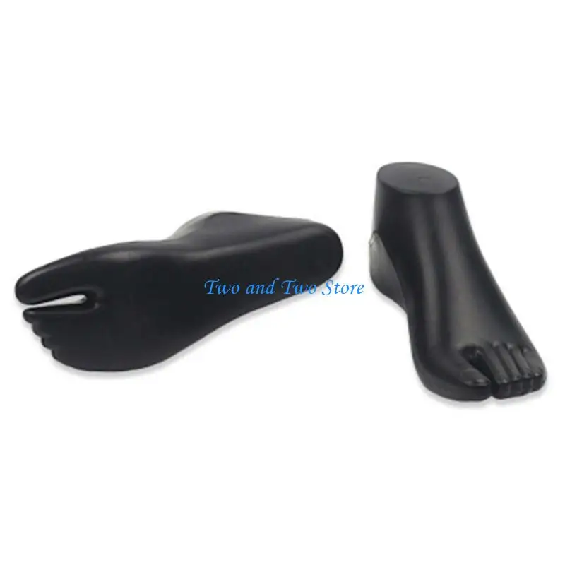 

HX6F Female Model Props Plastic Hollow Soled Shoe Brace Short Foot Mold Slippers Sandal Brace Boat Socks Mold Foot Support