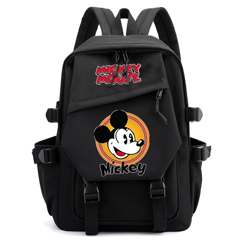 MINISO Disney Mickey Mouse Backpack School Student Teenager Book Bags for Boy Girl Women Rucksack Kawaii Travel Backpack Mochila