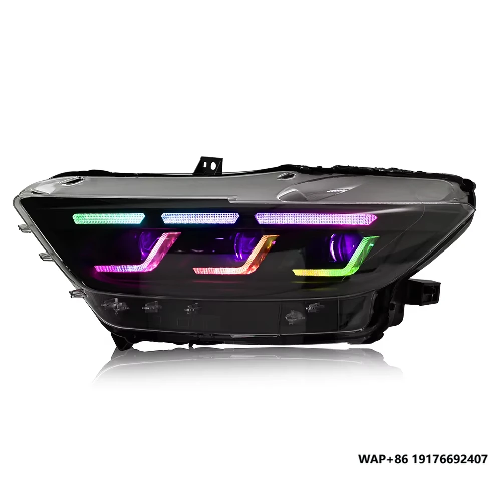 

HOSI Mustang Accessories Suitable for 2015-2017 Mustang Headlamp for Car Assembly With High Auto Lighting Systems Headlights