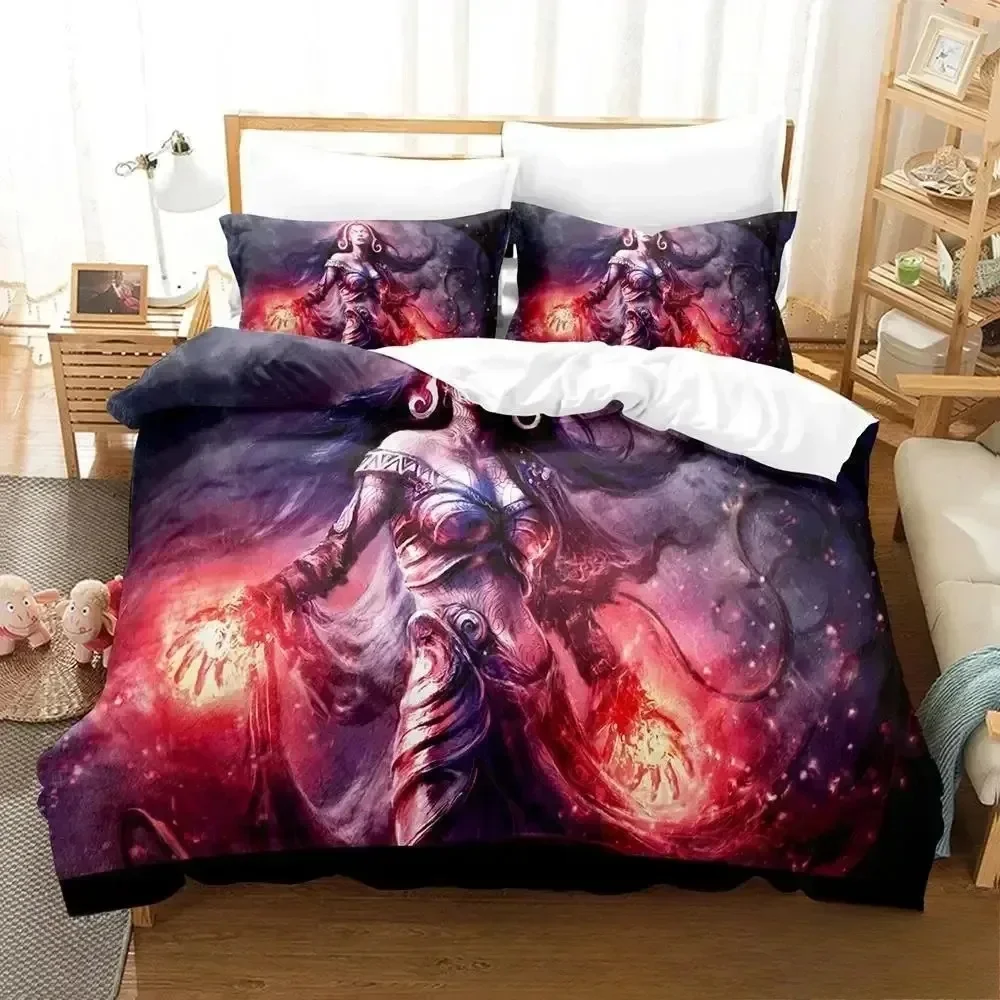 New 3D Print M-Magic The Gathering Bedding Set Cartoon Anime three-piece set Adult Kid Bedroom Duvetcover Sets 3D Kawaii